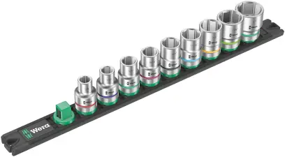 Wera 005480 Magnetická lišta C Imperial 1 - nástrčné hlavice Zyklop 1/2" 6hran 3/8 ÷ 1" typ 8790 HMC, palcové - 9 dielov (W05005480001)