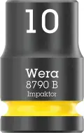 Wera 005501 Nástrčná hlavica 3/8" 6hran 10,0 mm Impaktor 8790 B, rázová (W05005501001)