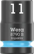 Wera 005502 Nástrčná hlavica 3/8" 6hran 11,0 mm Impaktor 8790 B, rázová (W05005502001)