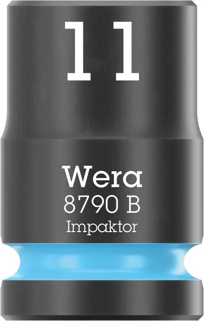 Wera 005502 Nástrčná hlavica 3/8" 6hran 11,0 mm Impaktor 8790 B, rázová (W05005502001)