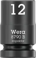 Wera 005503 Nástrčná hlavica 3/8" 6hran 12,0 mm Impaktor 8790 B, rázová (W05005503001)