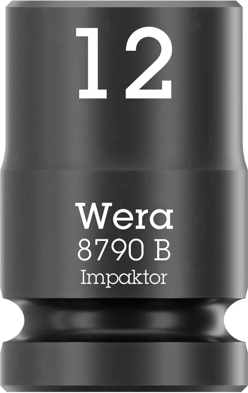 Wera 005503 Nástrčná hlavica 3/8" 6hran 12,0 mm Impaktor 8790 B, rázová (W05005503001)