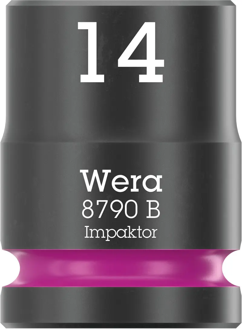 Wera 005505 Nástrčná hlavica 3/8" 6hran 14,0 mm Impaktor 8790 B, rázová (W05005505001)