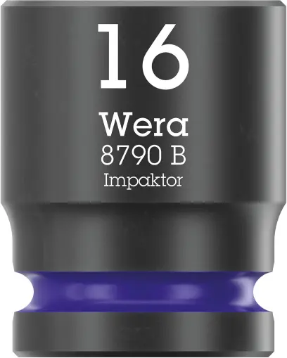 Wera 005507 Nástrčná hlavica 3/8" 6hran 16,0 mm Impaktor 8790 B, rázová (W05005507001)