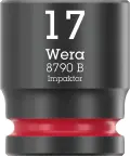 Wera 005508 Nástrčná hlavica 3/8" 6hran 17,0 mm Impaktor 8790 B, rázová (W05005508001)