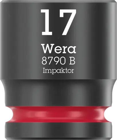 Wera 005508 Nástrčná hlavica 3/8" 6hran 17,0 mm Impaktor 8790 B, rázová (W05005508001)