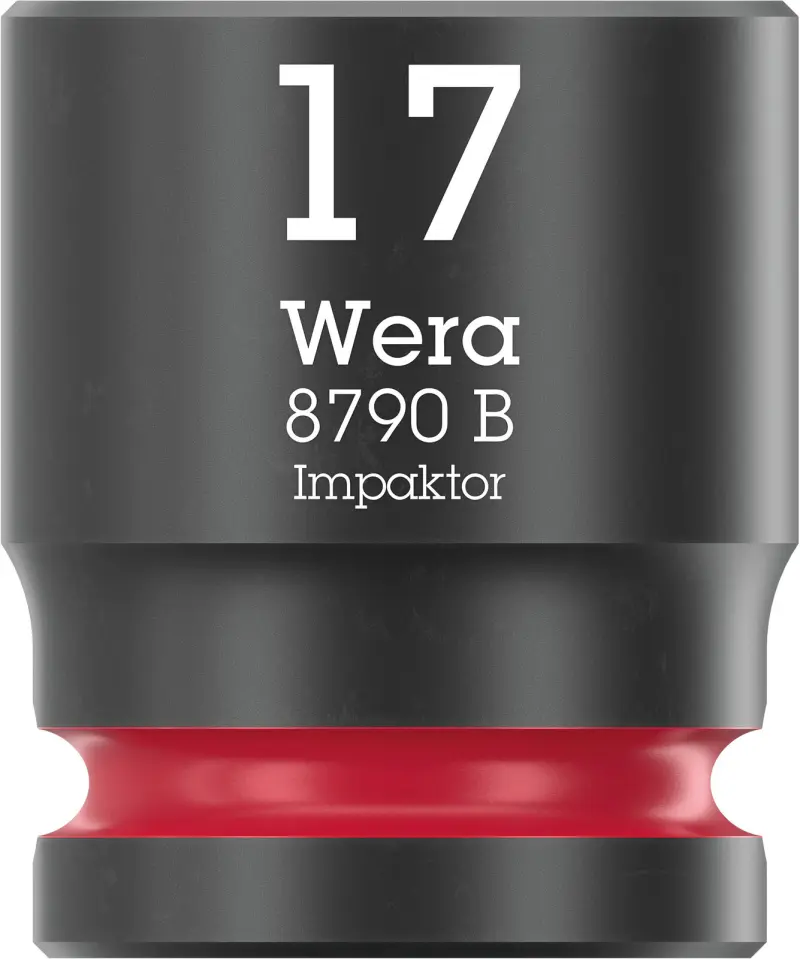 Wera 005508 Nástrčná hlavica 3/8" 6hran 17,0 mm Impaktor 8790 B, rázová (W05005508001)