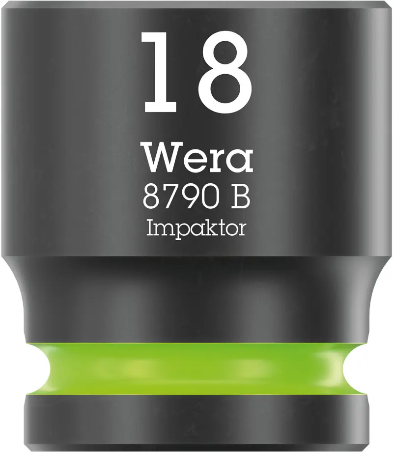 Wera 005509 Nástrčná hlavica 3/8" 6hran 18,0 mm Impaktor 8790 B, rázová (W05005509001)