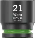 Wera 005511 Nástrčná hlavica 3/8" 6hran 21,0 mm Impaktor 8790 B, rázová (W05005511001)