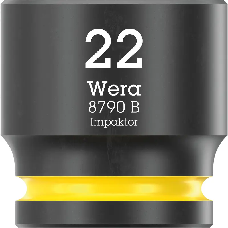 Wera 005512 Nástrčná hlavica 3/8" 6hran 22,0 mm Impaktor 8790 B, rázová (W05005512001)