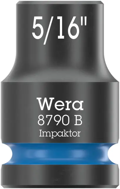 Wera 005515 Nástrčná hlavica 3/8" 6hran 5/16" Impaktor 8790 B, palcová, rázová (W05005515001)