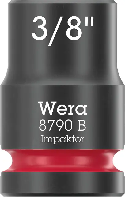 Wera 005516 Nástrčná hlavica 3/8" 6hran 3/8" Impaktor 8790 B, palcová, rázová (W05005516001)