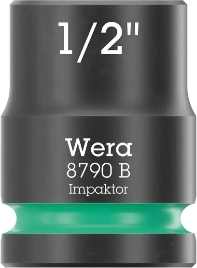 Wera 005518 Nástrčná hlavica 3/8" 6hran 1/2" Impaktor 8790 B, palcová, rázová (W05005518001)
