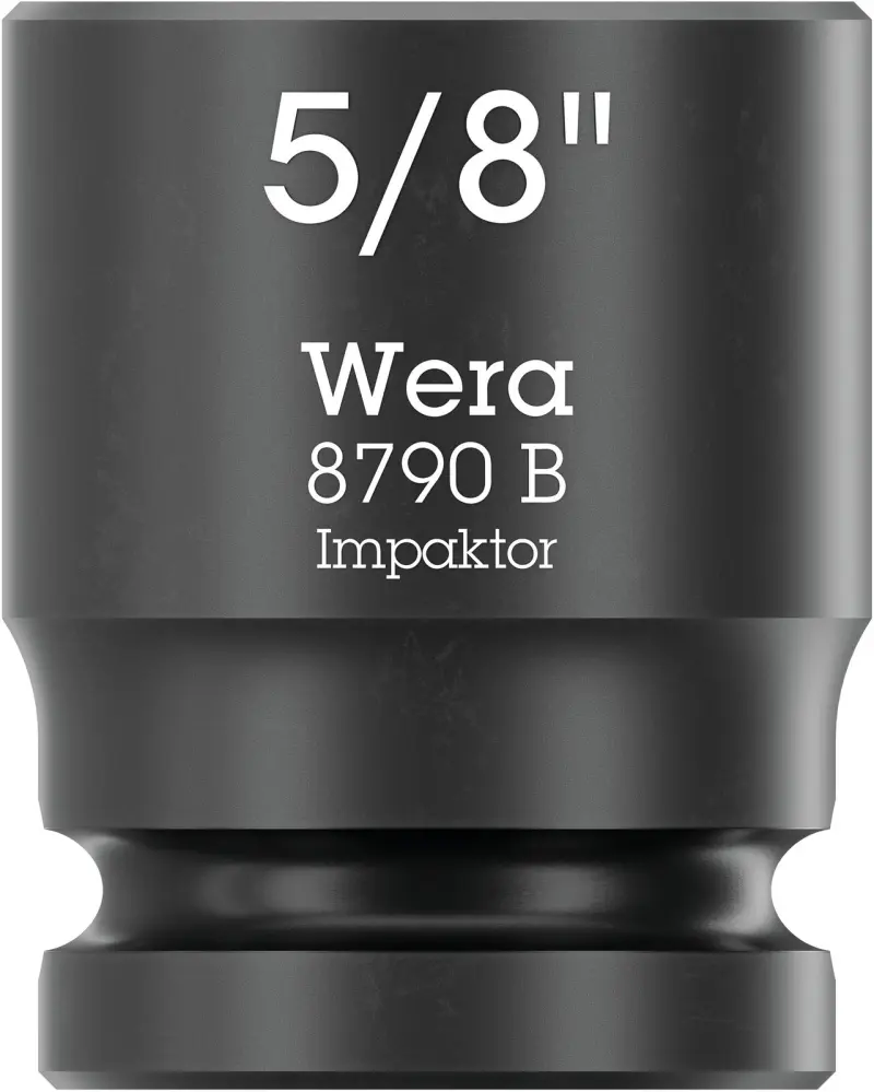 Wera 005520 Nástrčná hlavica 3/8" 6hran 5/8" Impaktor 8790 B, palcová, rázová (W05005520001)