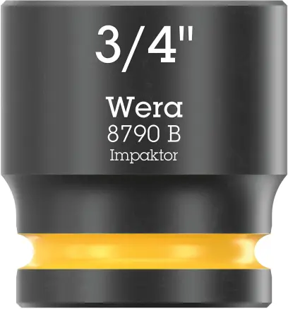 Wera 005522 Nástrčná hlavica 3/8" 6hran 3/4" Impaktor 8790 B, palcová, rázová (W05005522001)
