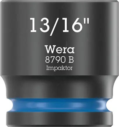 Wera 005523 Nástrčná hlavica 3/8" 6hran 13/16" Impaktor 8790 B, palcová, rázová (W05005523001)