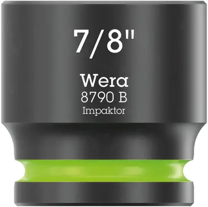 Wera 005524 Nástrčná hlavica 3/8" 6hran 7/8" Impaktor 8790 B, palcová, rázová (W05005524001)
