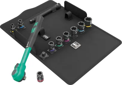 Wera 005531 Račňa Zyklop Comfort 3/8" vrátane hlavíc 1/4 ÷ 3/4" typ 8100 SB 13 - 11 dielov (W05005531001)