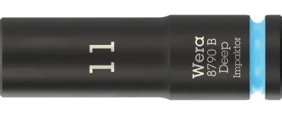 Wera 005552 Nástrčná hlavica 3/8" 6hranný 11 mm typ 8790 B Impaktor Deep, dlhá (W05005552001)