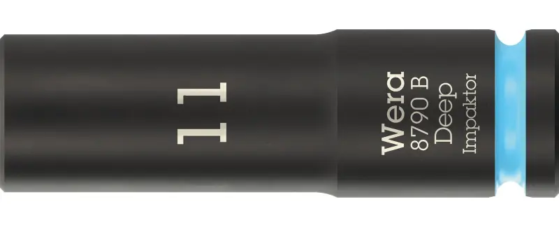 Wera 005552 Nástrčná hlavica 3/8" 6hranný 11 mm typ 8790 B Impaktor Deep, dlhá (W05005552001)