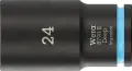 Wera 005563 Nástrčná hlavica 3/8" 6hran 24 mm typ 8790 B Impaktor Deep, dlhá (W05005563001)
