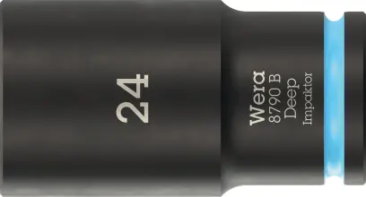 Wera 005563 Nástrčná hlavica 3/8" 6hran 24 mm typ 8790 B Impaktor Deep, dlhá (W05005563001)