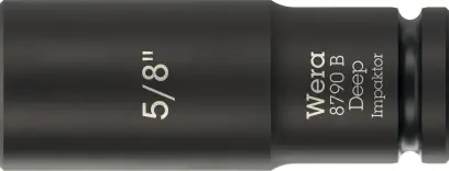 Wera 005570 Nástrčná hlavica 3/8" 6hran 5/8" typ 8790 B Impaktor Deep, dlhá, palcová (W05005570001)