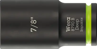 Wera 005574 Nástrčná hlavica 3/8" 6hran 7/8" typ 8790 B Impaktor Deep, dlhá, palcová (W05005574001)