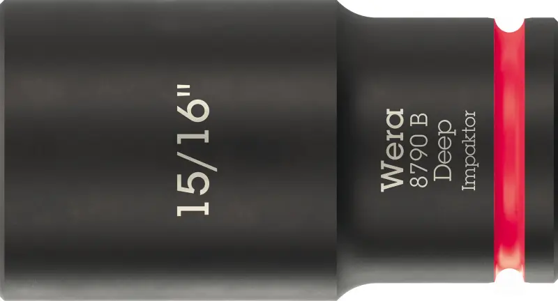 Wera 005575 Nástrčná hlavica 3/8" 6hran 15/16" typ 8790 B Impaktor Deep, dlhá, palcová (W05005575001)