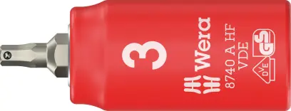 Wera 005900 Zástrčná bitová hlavica Zyklop 1/4" 6hran 3 mm typ 8740 A VDE HF Hex-Plus pridržiavací (W05005900001)