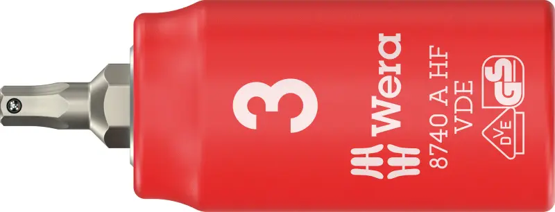Wera 005900 Zástrčná bitová hlavica Zyklop 1/4" 6hran 3 mm typ 8740 A VDE HF Hex-Plus pridržiavací (W05005900001)