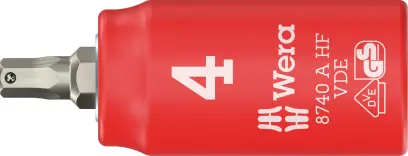 Wera 005901 Zástrčná bitová hlavica Zyklop 1/4" 6hran 4 mm typ 8740 A VDE HF Hex-Plus pridržiavací (W05005901001)