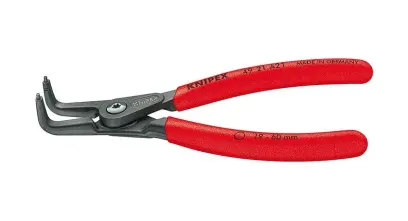 Kliešte Knipex 49 21 A11, presné, na vonkajšie poistné krúžky, so zahnutými hrotmi (K 49 21 A11)
