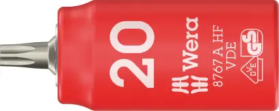 Wera 005922 Zástrčná bitová hlavica Zyklop 1/4" TX 20 typ 8767 A VDE HF TORX® pridržiavacia (W05005922001)
