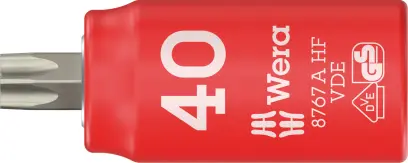 Wera 005926 Zástrčná bitová hlavica Zyklop 1/4" TX 40 typ 8767 A VDE HF TORX® pridržiavacia (W05005926001)