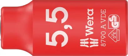 Wera 005932 Nástrčná hlavica Zyklop 1/4" 6hran 5,5 mm typ 8790 A VDE, izolovaná (W05005932001)