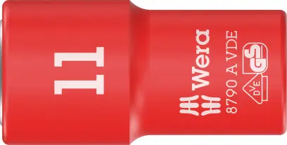 Wera 005937 Nástrčná hlavica Zyklop 1/4" 6-hranný 11 mm typ 8790 A VDE, izolovaná (W05005937001)