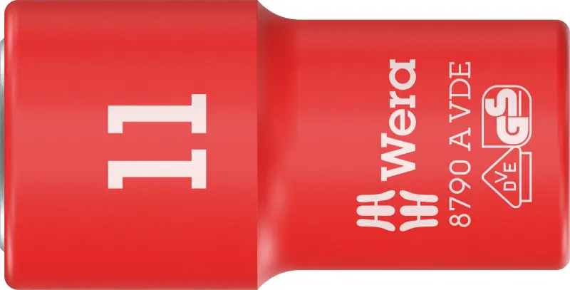 Wera 005937 Nástrčná hlavica Zyklop 1/4" 6-hranný 11 mm typ 8790 A VDE, izolovaná (W05005937001)