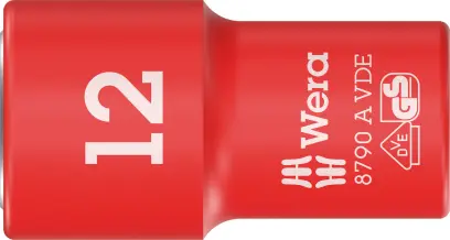 Wera 005938 Nástrčná hlavica Zyklop 1/4" 6hran 12 mm typ 8790 A VDE, izolovaná (W05005938001)