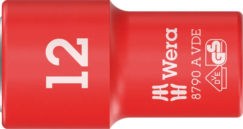 Wera 005938 Nástrčná hlavica Zyklop 1/4" 6hran 12 mm typ 8790 A VDE, izolovaná (W05005938001)