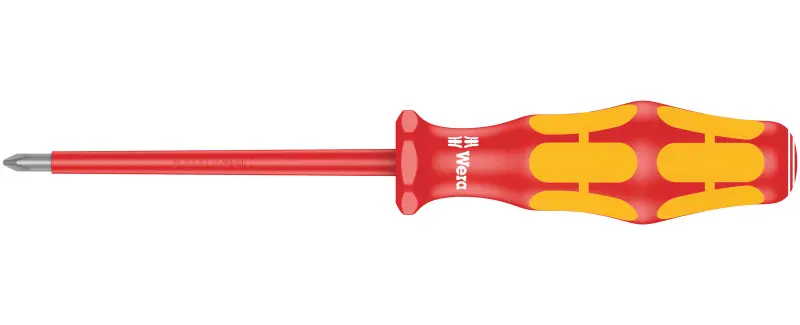 Wera 006150 Elektrikársky skrutkovač Kraftform Plus PH 0x80 mm typ 162 aj VDE (W05006150001)