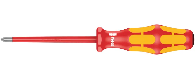 Wera 006160 Elektrikársky skrutkovač Kraftform Plus PZ 0x80 mm typ 165 aj VDE (W05006160001)