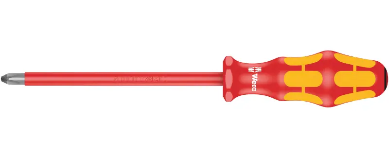 Wera 006166 Elektrikársky skrutkovač Kraftform Plus PZ 3x150 mm typ 165 aj VDE (W05006166001)