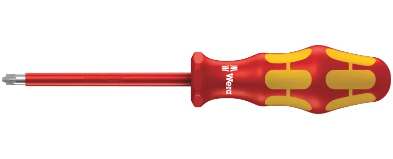 Wera 006190 Elektrikársky skrutkovač Kraftform Plus PZ/S 1x80 mm typ 165 aj VDE (W05006190001)