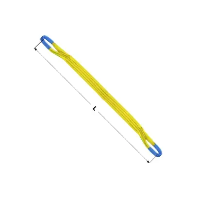 Viazací textilný úväzok - dvojvrstvový pás s textilnými okami Tedox PP2O 010 010 (1 t/1 m) (OZPP2O010010)