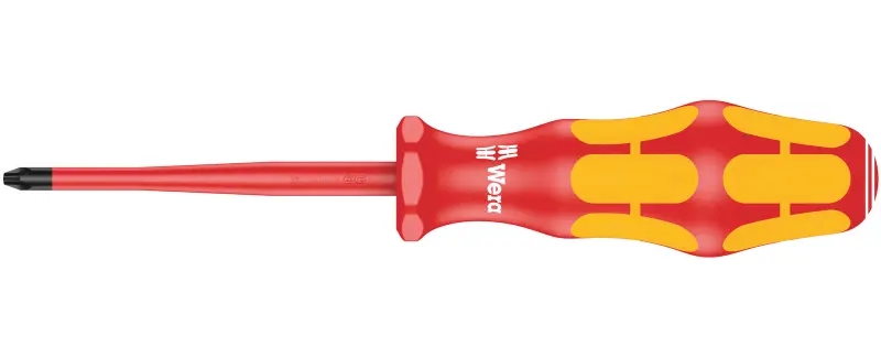 Wera 006450 Elektrikársky skrutkovač Kraftform Plus PH 1x80 mm typ 162 iS VDE, izolovaný, znížený priemer čepele (W05006450001)