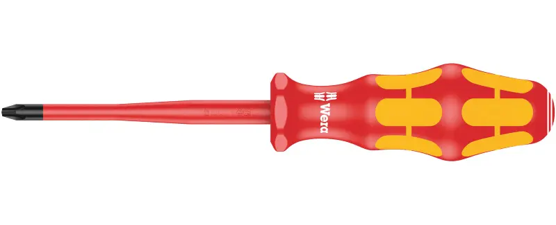 Wera 006451 Elektrikársky skrutkovač Kraftform Plus PH 2x100 mm typ 162 iS VDE, izolovaný, znížený priemer čepele (W05006451001)