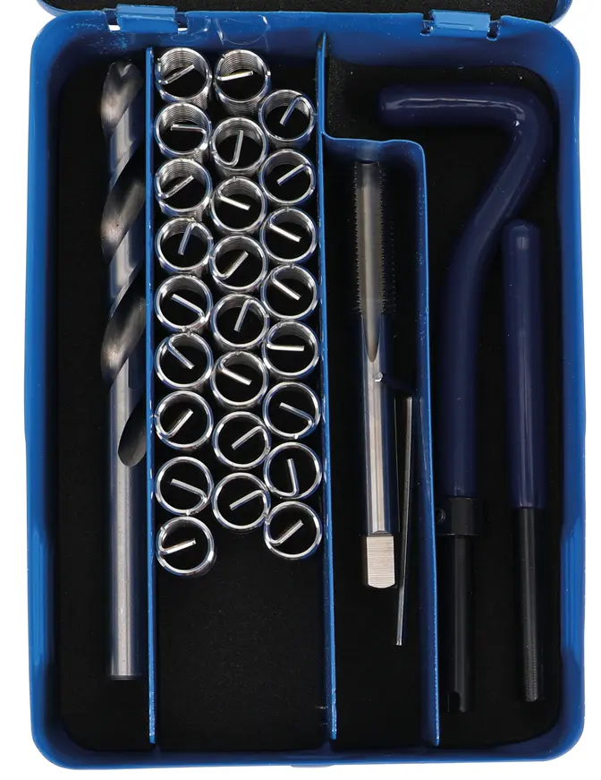 Sada pro opravu závitů M10 x 1,25 mm BGS109428 (29 dílů) (BGS109428)