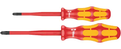 Wera 006470 Skrutkovače Kraftform Plus VDE 165 iS PZ/S, zúžená čepeľ - 2 diely (W05006470001)