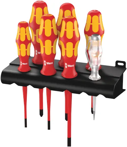 Wera 006480 Skrutkovače Kraftform Plus 160 iS/7 Rack - 7 dielov a stojanček (W05006480001)